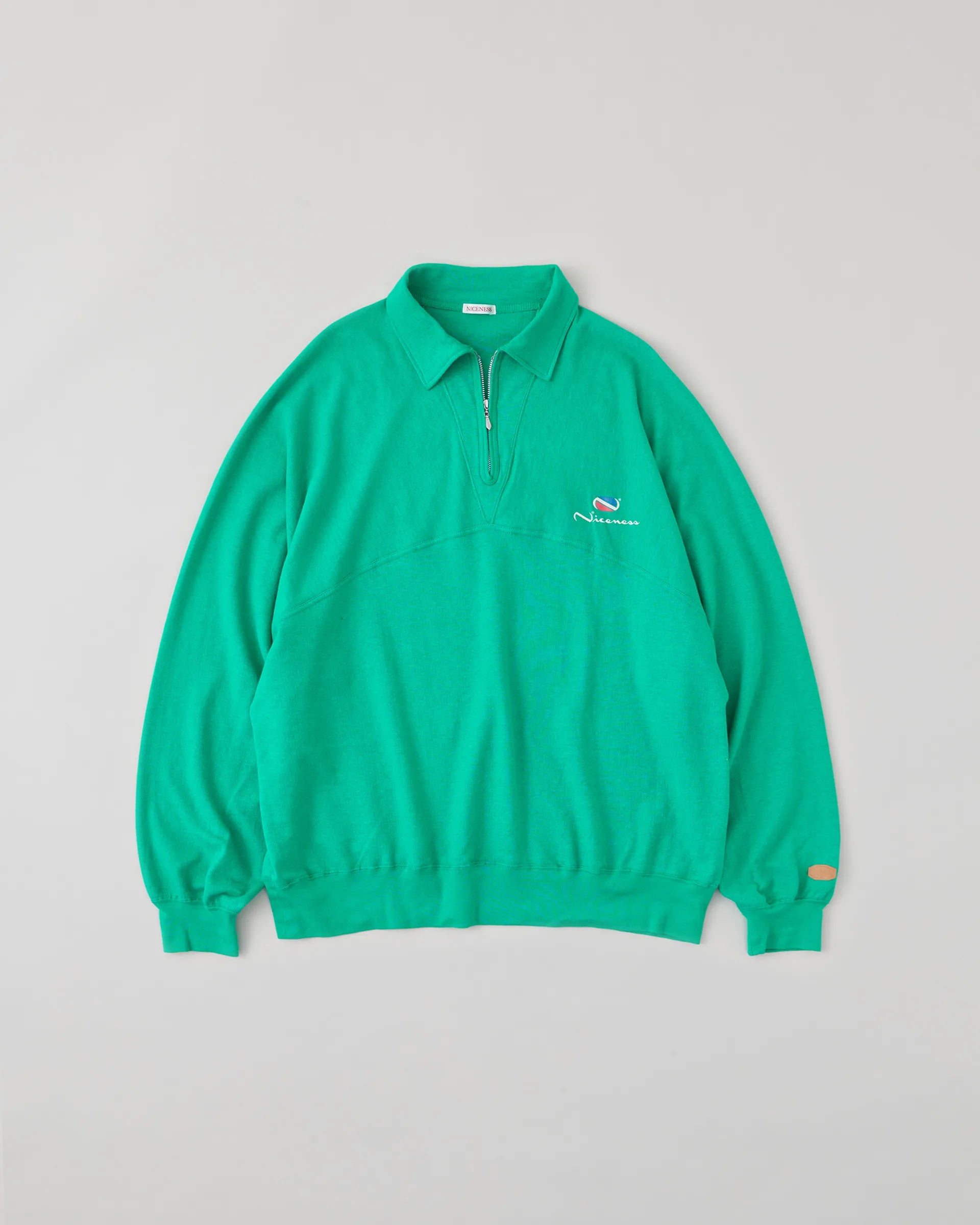 NICENESS 25AW R.PARADA / Lightweight Sweat Half-Zip Pullover